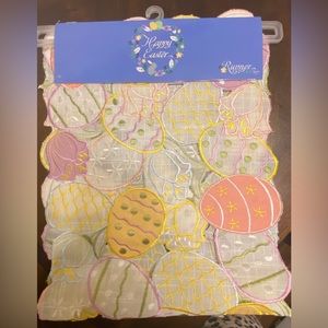 DECORATIVE EASTER TABLE RUNNER- 100% polyester 12w-34inch L